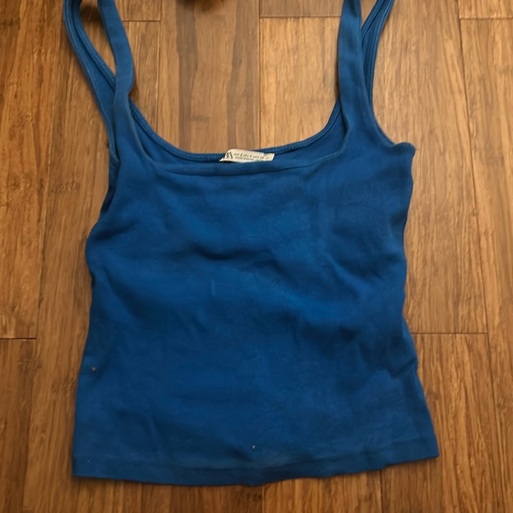 Blue Zara top